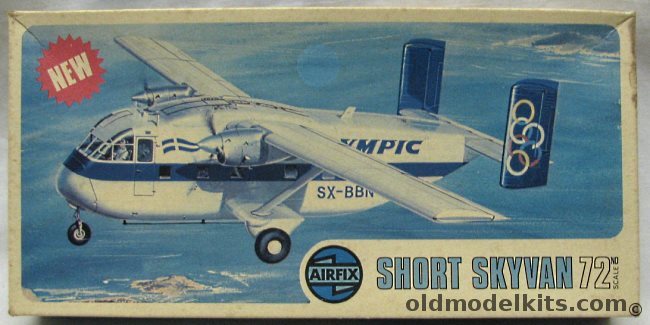 Airfix 1/72 Short Skyvan - Oman Air Force / Olympic Airlines, 04018-3 plastic model kit