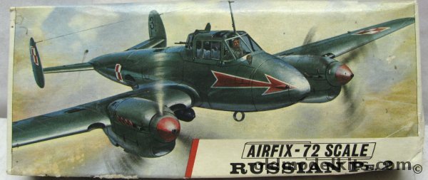 Airfix 1/72 Russian Pe-2 - USSR Polish or Czech Air Forces, 258 plastic model kit