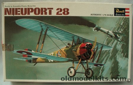 Revell 1/72 Nieuport 28, H653-60 plastic model kit