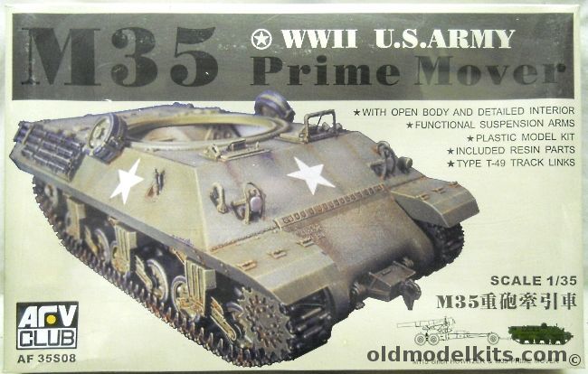 AFV Club 1/35 M35 Prime Mover - World War II, AF35S08 plastic model kit