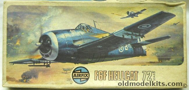 Airfix 1/72 Hellcat F6F-3 or F6F-5 - (F6F5 F6F3) US Navy or FAA, 02023-9 plastic model kit