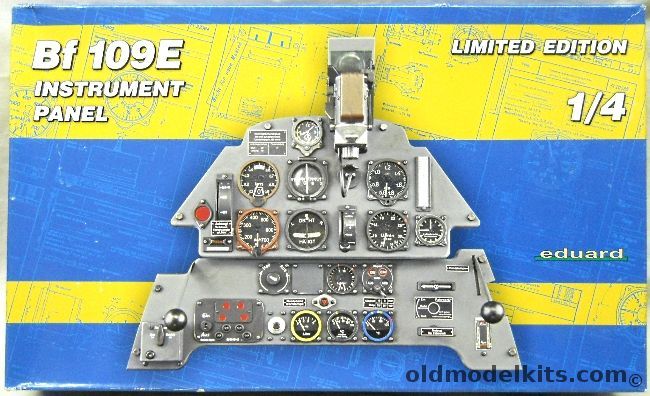 Eduard 1/4 Bf-109E Instrument Panel, 14002 plastic model kit