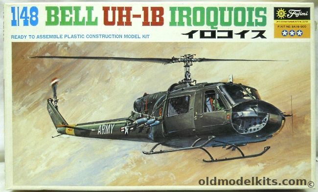 Fujimi 1/48 Bell UH-1B Iroquois - US Army And Japan JSDF, 5A16-300 plastic model kit