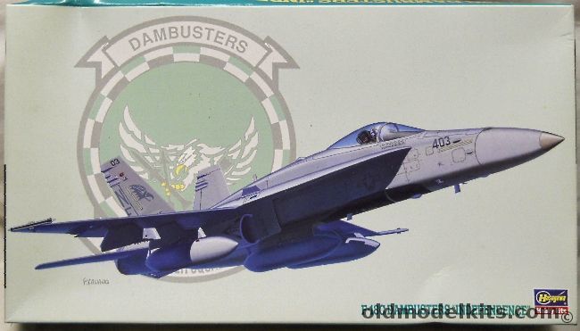 Hasegawa 1/72 F-18C (F/A-18C) Hornet VFA-195 Dambusters / VFA-192 Golden Dragons USS Independence, SP69 plastic model kit