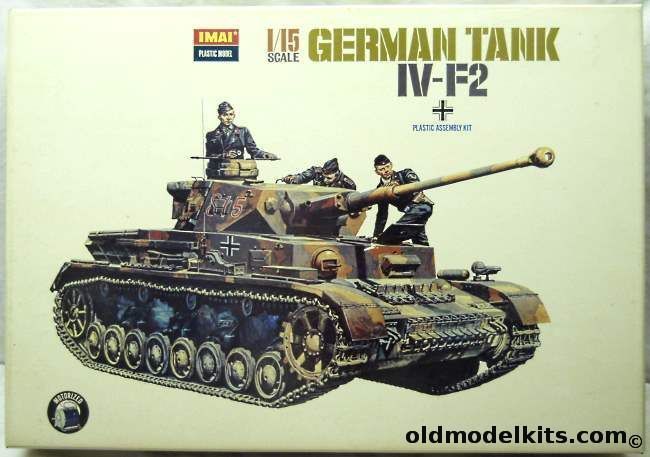 Imai 1/15 German Tank Panzer IV -F2 - Sd.Kfz.161 Panzerkampfwagen IV (ex-Bandai), 1-519-2495 plastic model kit