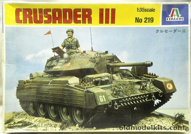 Italeri 1/35 Crusader III, 219 plastic model kit