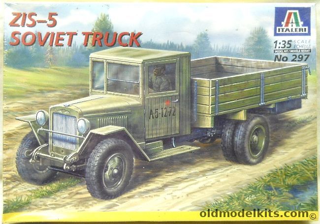 Italeri 1/35 ZIS-5 Soviet Truck, 297 plastic model kit