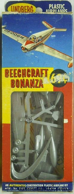 Lindberg 1/48 Beechcraft V35 Bonanza - Cellovision Boycraft Issue, R504-69 plastic model kit