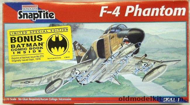 Monogram 1/72 F-4 Phantom II - USAF, 1102 plastic model kit