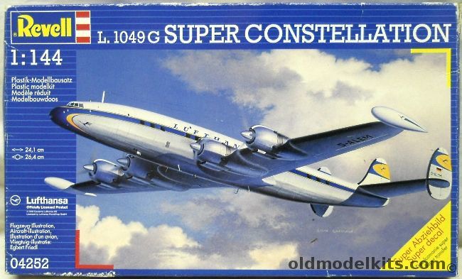 Revell 1/128 Lockheed 1049 Super Constellation - TWA N7104C/ TWA N7114C / TWA N7125C / Lufthansa D-ALIN / D-ALEM / D-ALP, 04252 plastic model kit