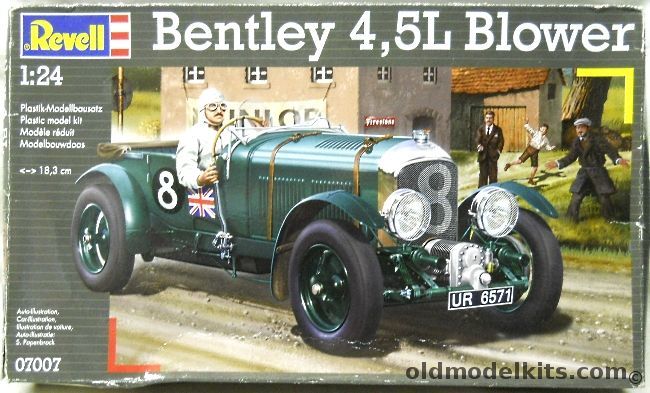 Revell 1/24 4.5 Liter Bentley Blower 1930 Le Mans Race Winner, 07007 plastic model kit