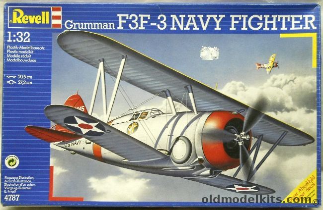 Revell 1/32 Navy Grumman F3F-3 - (F3F3), 4787 plastic model kit
