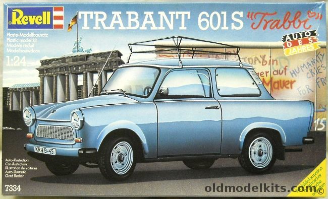 Revell 1/24 Trabant 601S Trabbi, 7334 plastic model kit