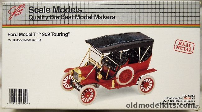 Scale Models 1/20 1909 Ford Model T Touring - (ex Hubley / Gabriel), FD-4026 plastic model kit