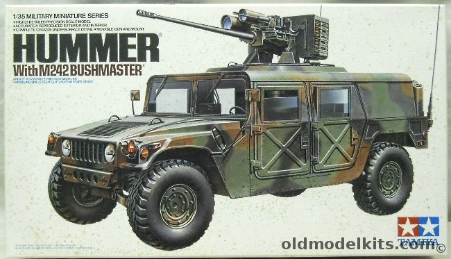 Tamiya 1/35 Hummer With M242 Bushmaster, 35143 plastic model kit
