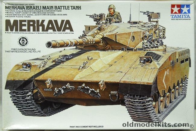 Tamiya 1/35 Merkava Main Battle Tank, 3627A plastic model kit