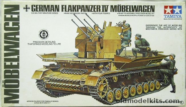 Tamiya 1/35 Flakpanzer IV Mobelwagen, MM-201A plastic model kit