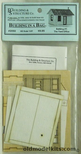 The Building and Structure Co 1/87 Building #1 The Yard Office - HO Scale Craftsman - Bagged, 2050 plastic model kit