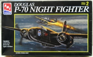 AMT 1/48 Douglas P-70 Night Fighter - With True Detail Wheels And Squadron Crystal Clear Canopy, 8646 plastic model kit