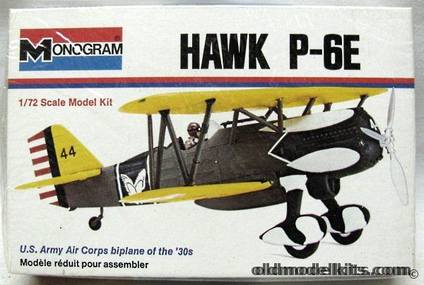 Monogram 1/72 Hawk P-6E - White Box Issue, 6794 plastic model kit