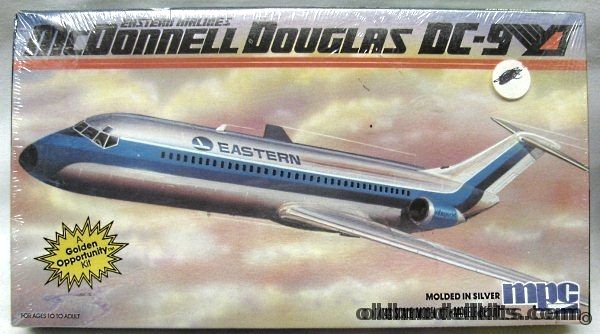 MPC 1/144 McDonnell Douglas DC-9  - Eastern Airlines (DC930)- (ex Airfix), 1-4703 plastic model kit