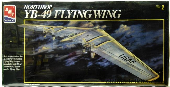 AMT 1/72 Northrop YB-49 Flying Wing, 8619 plastic model kit