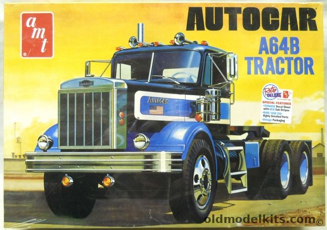 AMT 1/25 Autocar A64B Tractor Semi Truck, AMT1099-06 plastic model kit