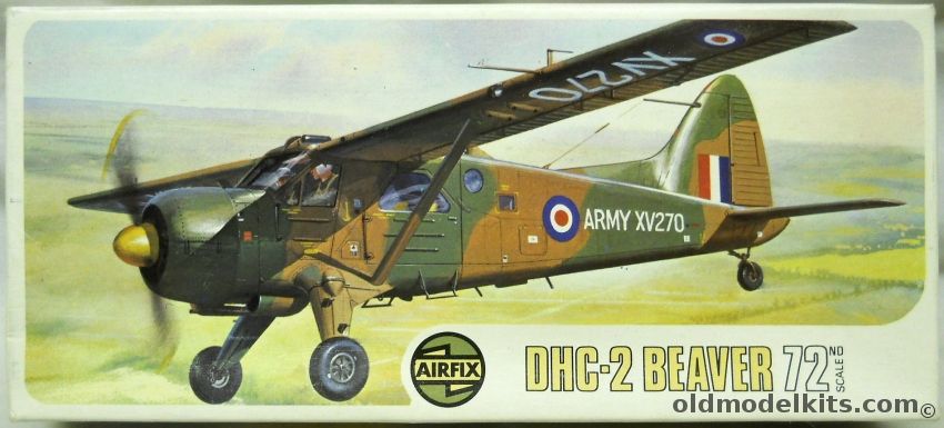 Airfix 1/72 DHC-2 Beaver - USAF or RAF Floats/Skis/Wheels, 03017-7 plastic model kit