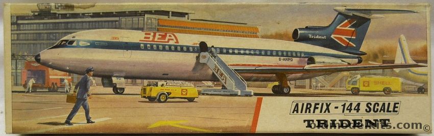 Airfix 1/144 Trident BEA Airlines - T3 Issue, SK504 plastic model kit