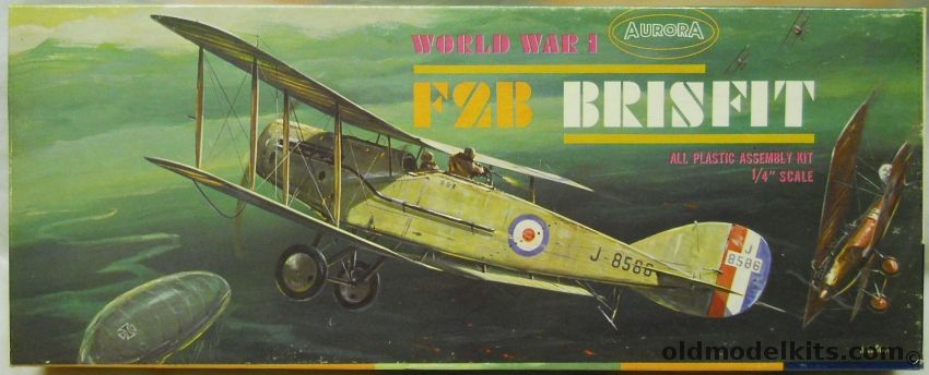 Aurora 1/48 Bristol F.2B Brisfit - (F-2B), 113-98 plastic model kit