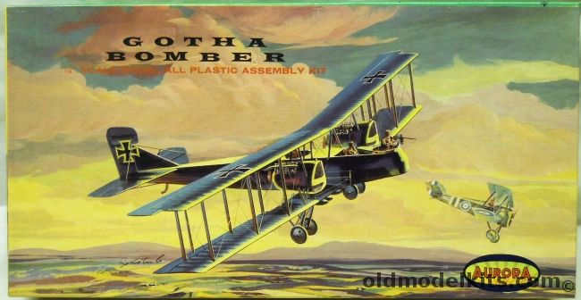 Aurora 1/48 Gotha Bomber G-V - Abare Issue - (GV), 126-198 plastic model kit