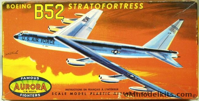 Aurora 1/317 Boeing B-52 Stratofortress - (ex Comet), 2494-60 plastic model kit
