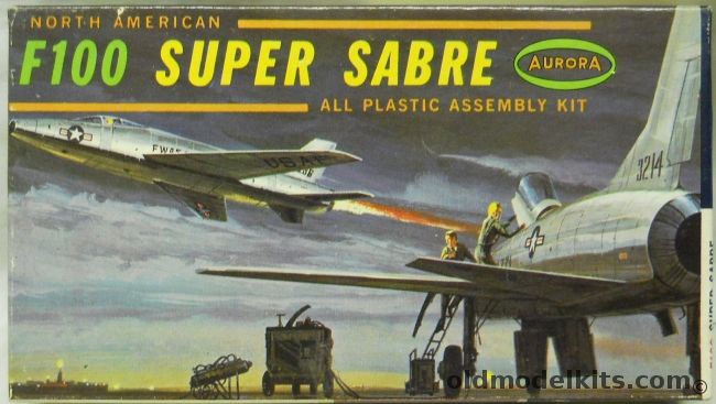 Aurora 1/103 F-100 Super Sabre - (ex Comet), 289-39 plastic model kit