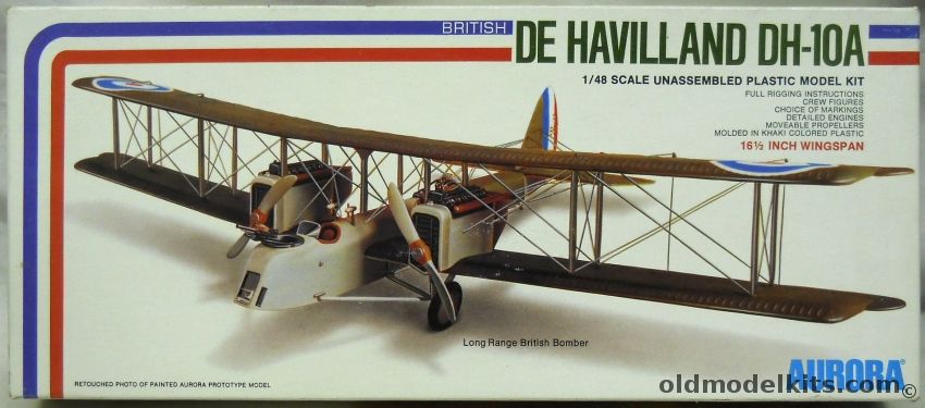 Aurora 1/48 De Havilland DH-10A, 786 plastic model kit