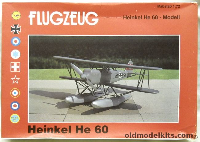 Flugzeug 1/72 Heinkel He-60C  - 1./KAGr 506 - (He60), 1007 plastic model kit