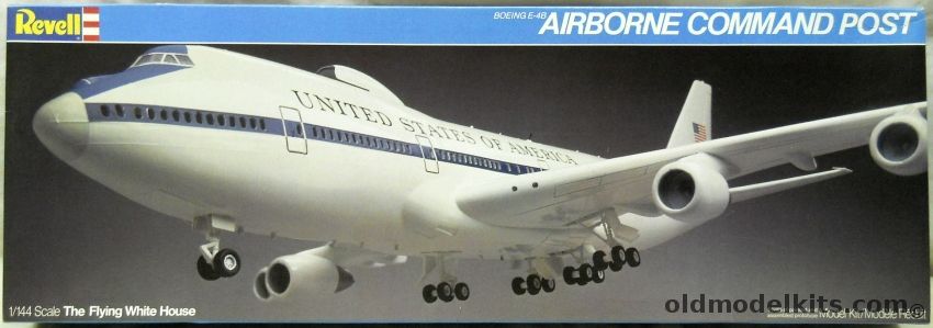 Revell 1/144 Boeing E-4B Airborne Command Post (747) - The Flying White House, 4520 plastic model kit