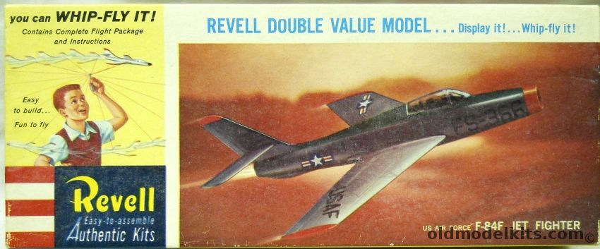 Revell 1/54 Republic F-84F Thunderstreak Whip-Fly, H152-98 plastic model kit