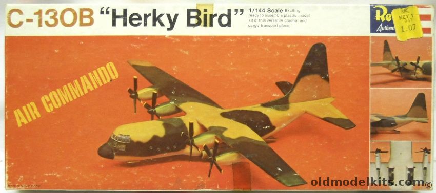 Revell 1/140 C-130B Herky Bird - Air Commando Issue - Lockheed Hercules, H230-130 plastic model kit