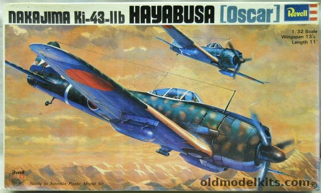 Revell 1/32 Nakajima Ki-43-II Hayabusa Oscar - Japan Issue - (Ki-43), H264-800 plastic model kit