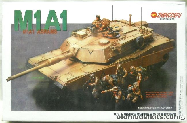 Zhengdefu 1/48 M1A1 Abrams - Motorized, DF516 plastic model kit