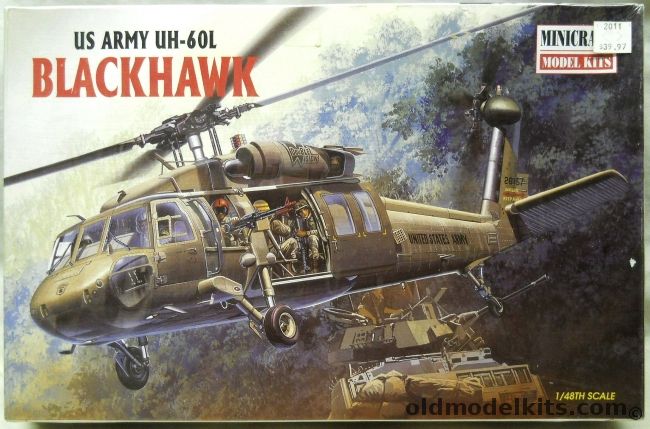 Academy 1/48 US Army UH-60L Blackhawk, 11621 plastic model kit