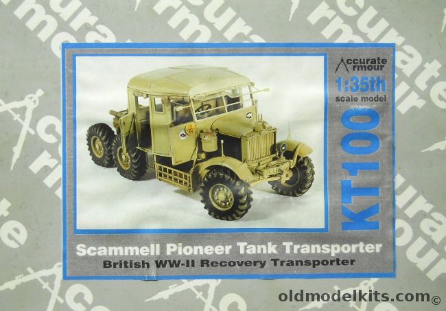 Accurate Armour 1/35 Scammell Pioneer Tank Transporter - With Trailer, KT100 plastic model kit