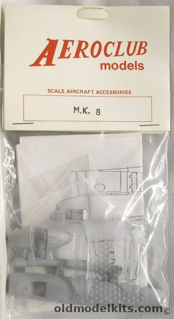 Aeroclub 1/72 Meteor MK8 Conversion Kit - Bagged plastic model kit