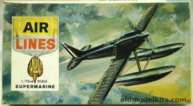 Air Lines 1/72 Supermaine S6B Racer, 4900 plastic model kit