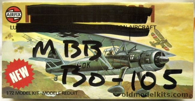 Airfix 1/72 FIVE MBB Bo-105C - West German Army Celle 1977 - Wrong Box, 01068-9 plastic model kit