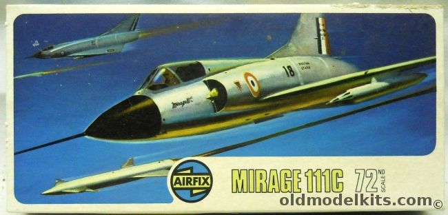 Airfix 1/72 Mirage IIIC - Type Four Logo Issue, 02012-9 plastic model kit