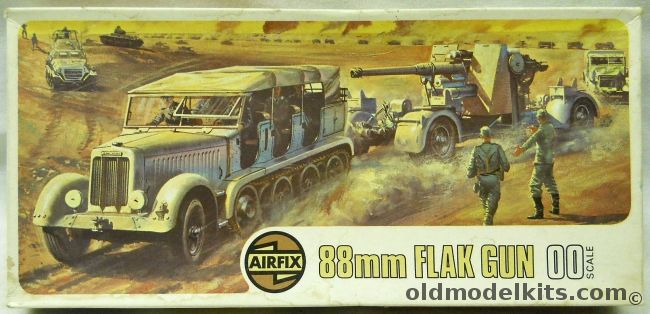 Airfix 1/76 88mm Flak 36 Gun and Tractor Sd Kfz 7 - Type 4 Issue, 02303-2 plastic model kit