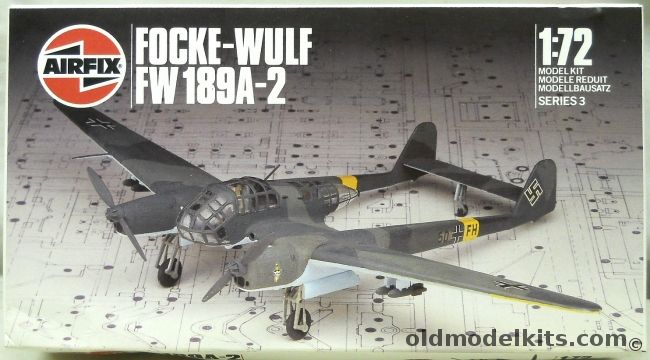 Airfix 1/72 Focke-Wulf FW-189 A-1, 03053 plastic model kit