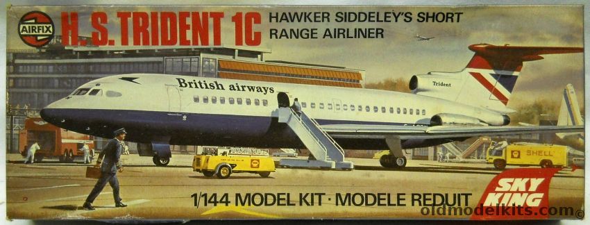 Airfix 1/144 H.S. Trident 1C Sky King - British Airways, 03174-9 plastic model kit