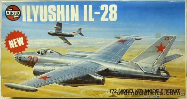 Airfix 1/72 Ilyushin IL-28 Beagle - USSR / China / Poland, 04010-9 plastic model kit